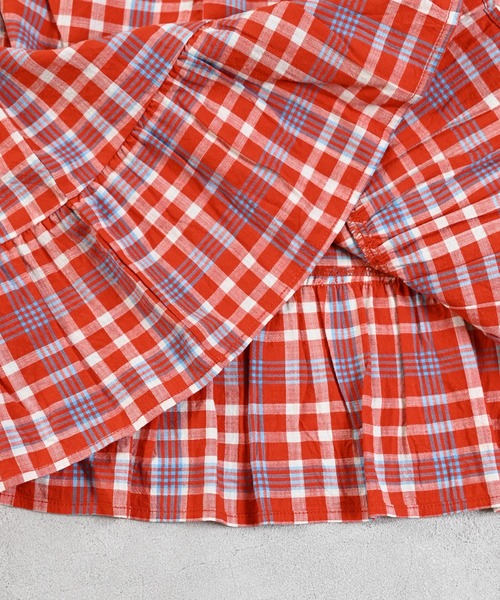 MARKEY'S（マーキーズ）の「ノースリーブフリルチュニック（チュニック・キッズ・ネイビー/レッド/ブルー・130/120/110/100/95/90/80/150/140）」の8枚目の写真