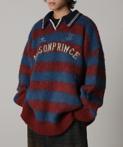 MASONPRINCE オーバーサイズ ポロネック ボーダーニット 93518186_178_d_240.jpg