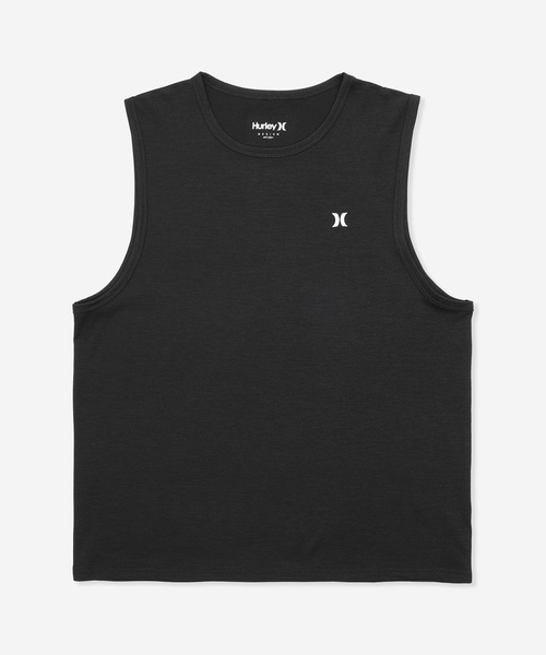 Hurley （ハーレー）の「【Hurley/ハーレー】レディース水陸両用ラッシュタンクトップ　ヨガウェア ピラティス トレーニングウェア　水着　ファントム　UPF50+　吸汗速乾　PHNTM ICON SL（ラッシュガード・レディース・ホワイト/ブラック/ネイビー/ピンク/カーキブラウン/グリーン系その他・SMALL/MEDIUM/LARGE）」の2枚目の写真