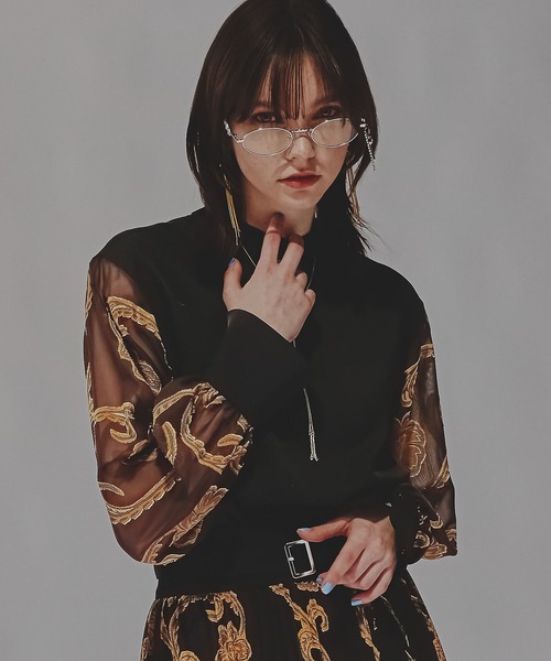 HARE（ハレ）の「デザインチャームツキステンレスメガネ(HARE)（メガネ・レディース・シルバー/シルバー系その他・FREE）」の15枚目の写真