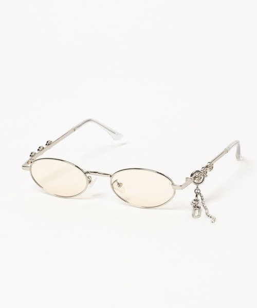 HARE（ハレ）の「デザインチャームツキステンレスメガネ(HARE)（メガネ・レディース・シルバー/シルバー系その他・FREE）」の17枚目の写真