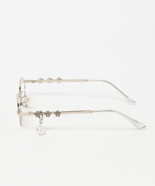 HARE（ハレ）の「デザインチャームツキステンレスメガネ(HARE)（メガネ・レディース・シルバー/シルバー系その他・FREE）」の18枚目の写真