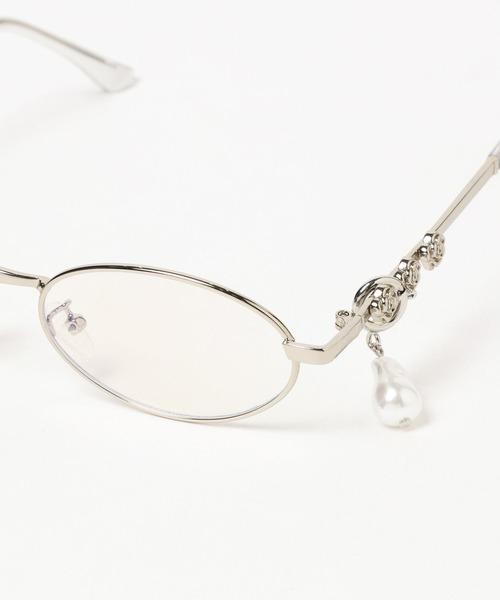 HARE（ハレ）の「デザインチャームツキステンレスメガネ(HARE)（メガネ・レディース・シルバー/シルバー系その他・FREE）」の21枚目の写真