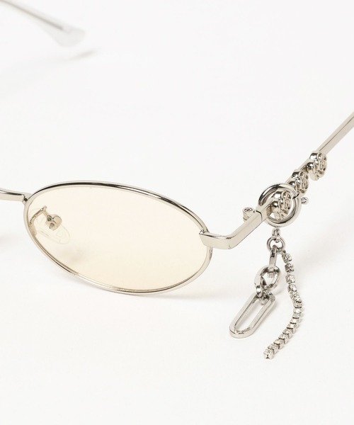 HARE（ハレ）の「デザインチャームツキステンレスメガネ(HARE)（メガネ・レディース・シルバー/シルバー系その他・FREE）」の22枚目の写真