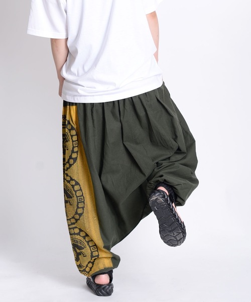 MARAI(マーライ)の「トライバル風サルエルパンツ(その他パンツ・レディース・グリーン/ネイビー/ブラック・FREE)」の11枚目の写真