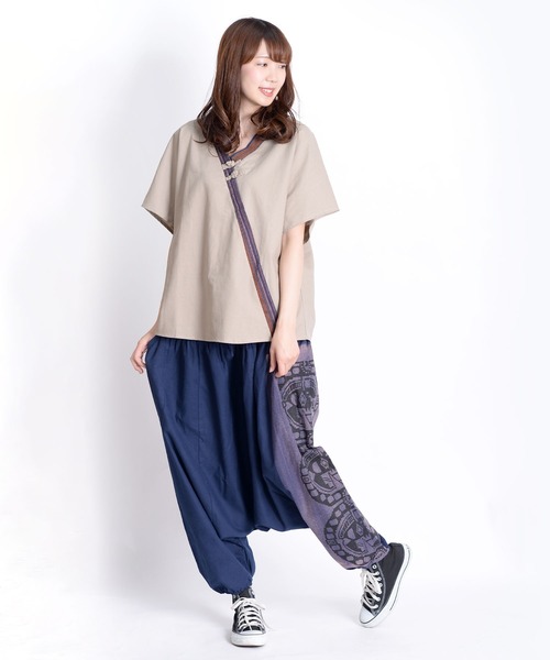 トライバル風サルエルパンツ（その他パンツ）｜MARAI（マーライ