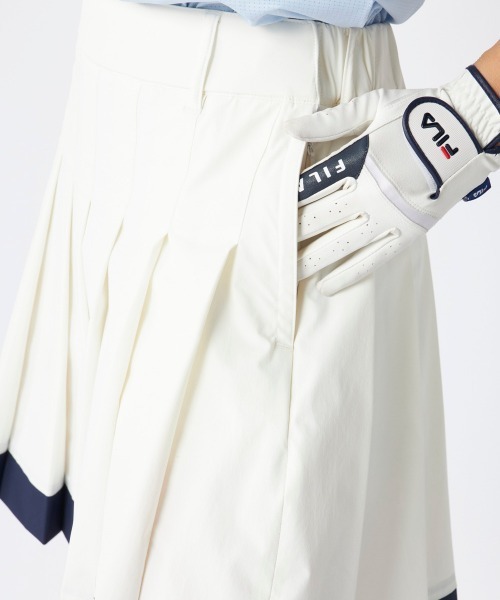 FILA GOLF(フィラゴルフ )の「【FILA GOLF:フィラゴルフ】レディースプリーツスカート ゴルフ(スカート・レディース・ダークネイビー/ライトブルー/ホワイト・MEDIUM/X-LARGE/LARGE/SMALL/XX-LARGE)」の8枚目の写真