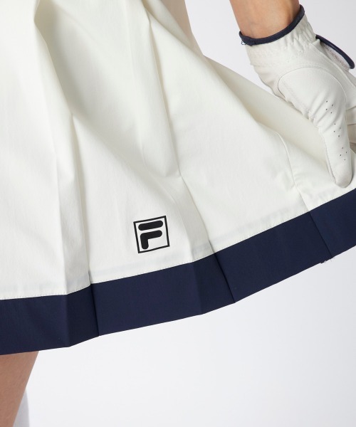 FILA GOLF(フィラゴルフ )の「【FILA GOLF:フィラゴルフ】レディースプリーツスカート ゴルフ(スカート・レディース・ダークネイビー/ライトブルー/ホワイト・MEDIUM/X-LARGE/LARGE/SMALL/XX-LARGE)」の9枚目の写真