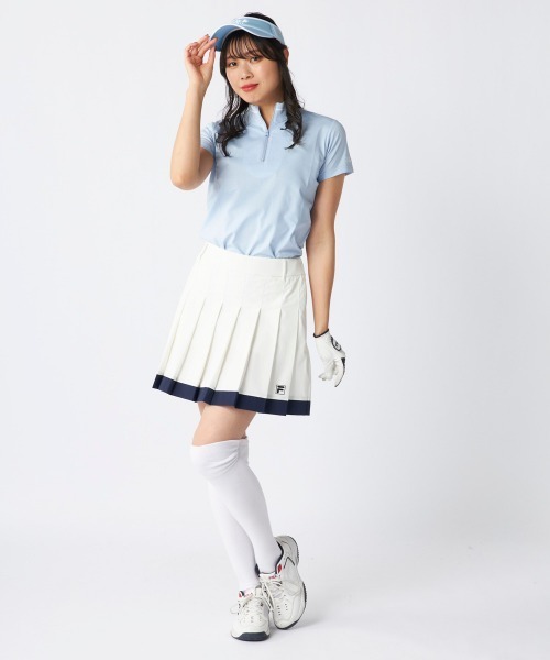 FILA GOLF(フィラゴルフ )の「【FILA GOLF:フィラゴルフ】レディースプリーツスカート ゴルフ(スカート・レディース・ダークネイビー/ライトブルー/ホワイト・MEDIUM/X-LARGE/LARGE/SMALL/XX-LARGE)」の15枚目の写真