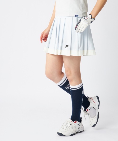 FILA GOLF(フィラゴルフ )の「【FILA GOLF:フィラゴルフ】レディースプリーツスカート ゴルフ(スカート・レディース・ダークネイビー/ライトブルー/ホワイト・MEDIUM/X-LARGE/LARGE/SMALL/XX-LARGE)」の17枚目の写真