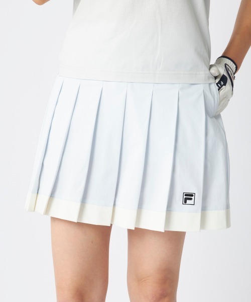 FILA GOLF(フィラゴルフ )の「【FILA GOLF:フィラゴルフ】レディースプリーツスカート ゴルフ(スカート・レディース・ダークネイビー/ライトブルー/ホワイト・MEDIUM/X-LARGE/LARGE/SMALL/XX-LARGE)」の18枚目の写真