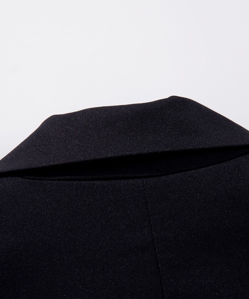 HOOK（フック）の「HOOK -original-　アシンメトリー編み上げテーラードジャケット（テーラードジャケット・メンズ・ブラック・MEDIUM/LARGE/X-LARGE）」の7枚目の写真
