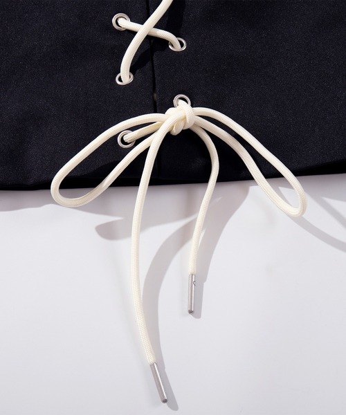 HOOK（フック）の「HOOK -original-　アシンメトリー編み上げテーラードジャケット（テーラードジャケット・メンズ・ブラック・MEDIUM/LARGE/X-LARGE）」の9枚目の写真