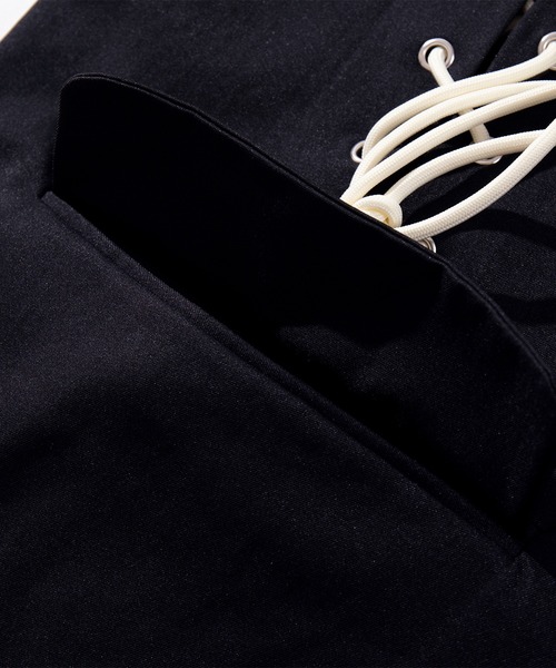 HOOK（フック）の「HOOK -original-　アシンメトリー編み上げテーラードジャケット（テーラードジャケット・メンズ・ブラック・MEDIUM/LARGE/X-LARGE）」の10枚目の写真