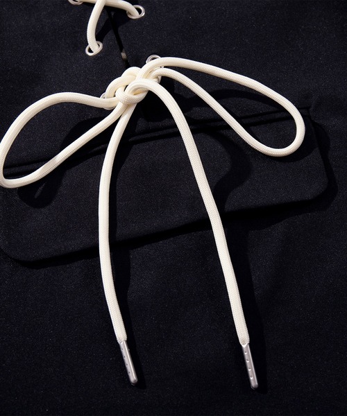 HOOK（フック）の「HOOK -original-　アシンメトリー編み上げテーラードジャケット（テーラードジャケット・メンズ・ブラック・MEDIUM/LARGE/X-LARGE）」の11枚目の写真