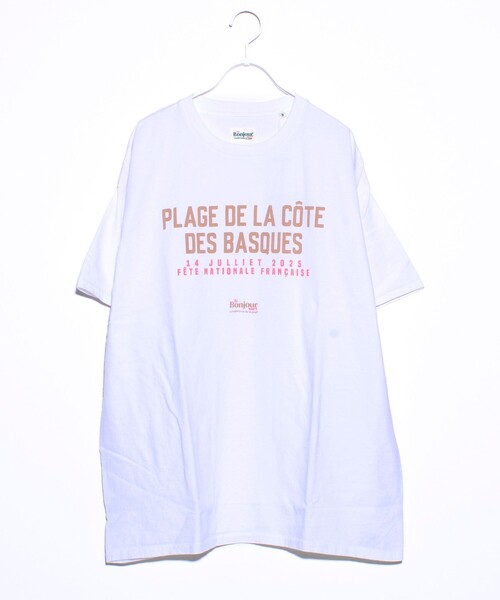 GLOSTER(グロスター)の「【Le Bonjour surf/ルボンジュールサーフ】ロゴプリントTシャツ(Tシャツ/カットソー・メンズ・ホワイト系その他5/ホワイト系その他4/ホワイト系その他3/ホワイト系その他2/ホワイト系その他/ホワイト/ホワイト系その他7/ホワイト系その他6・FREE)」の7枚目の写真
