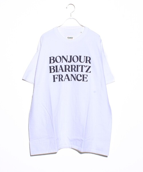 GLOSTER(グロスター)の「【Le Bonjour surf/ルボンジュールサーフ】ロゴプリントTシャツ(Tシャツ/カットソー・メンズ・ホワイト系その他5/ホワイト系その他4/ホワイト系その他3/ホワイト系その他2/ホワイト系その他/ホワイト/ホワイト系その他7/ホワイト系その他6・FREE)」の8枚目の写真