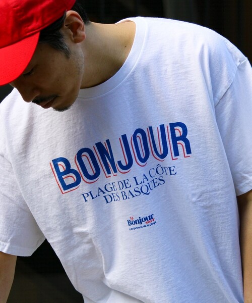 GLOSTER(グロスター)の「【Le Bonjour surf/ルボンジュールサーフ】ロゴプリントTシャツ(Tシャツ/カットソー・メンズ・ホワイト系その他5/ホワイト系その他4/ホワイト系その他3/ホワイト系その他2/ホワイト系その他/ホワイト/ホワイト系その他7/ホワイト系その他6・FREE)」の19枚目の写真