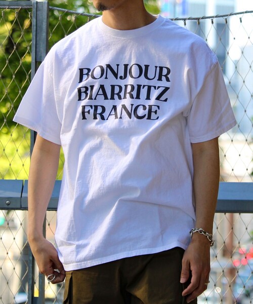 GLOSTER(グロスター)の「【Le Bonjour surf/ルボンジュールサーフ】ロゴプリントTシャツ(Tシャツ/カットソー・メンズ・ホワイト系その他5/ホワイト系その他4/ホワイト系その他3/ホワイト系その他2/ホワイト系その他/ホワイト/ホワイト系その他7/ホワイト系その他6・FREE)」の21枚目の写真