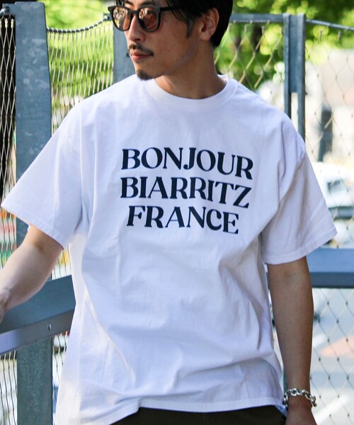 GLOSTER(グロスター)の「【Le Bonjour surf/ルボンジュールサーフ】ロゴプリントTシャツ(Tシャツ/カットソー・メンズ・ホワイト系その他5/ホワイト系その他4/ホワイト系その他3/ホワイト系その他2/ホワイト系その他/ホワイト/ホワイト系その他7/ホワイト系その他6・FREE)」の22枚目の写真