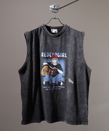 Red Cap Girl(レッドキャプガール)のRED CAP GIRL 天竺 スノーウォッシュ加工 ノースリーブ(タンクトップ)
