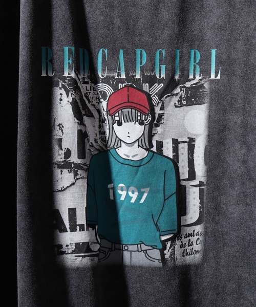 Red Cap Girl(レッドキャプガール)の「RED CAP GIRL 天竺 スノーウォッシュ加工 ノースリーブ(タンクトップ・メンズ・ベージュ系2/ブラック系3/ベージュ系1/ブラック系2/ブラック系4/ベージュ系3/ベージュ系4/ブラック系1・M/L)」の10枚目の写真