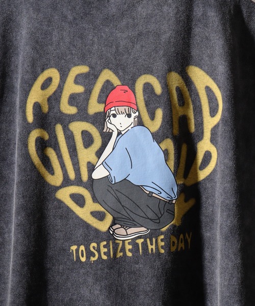 Red Cap Girl(レッドキャプガール)の「RED CAP GIRL 天竺 スノーウォッシュ加工 ノースリーブ(タンクトップ・メンズ・ベージュ系2/ブラック系3/ベージュ系1/ブラック系2/ブラック系4/ベージュ系3/ベージュ系4/ブラック系1・M/L)」の16枚目の写真
