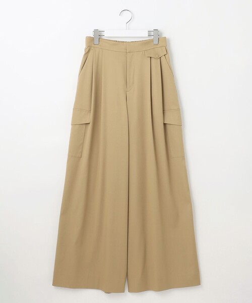 自由区(ジユウク)の「デニムライクボトムフレアワイド パンツ(その他パンツ・レディース・ネイビー系/黄土色系・38/40/36)」の14枚目の写真