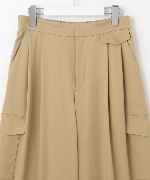 自由区(ジユウク)の「デニムライクボトムフレアワイド パンツ(その他パンツ・レディース・ネイビー系/黄土色系・38/40/36)」の15枚目の写真