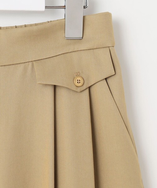 自由区(ジユウク)の「デニムライクボトムフレアワイド パンツ(その他パンツ・レディース・ネイビー系/黄土色系・38/40/36)」の16枚目の写真
