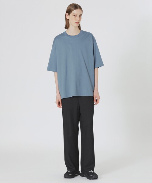 LOVELESS(ラブレス)の「ハイゲージビッグTシャツ(Tシャツ/カットソー・メンズ・ブルー系その他3/ブラック/グレー/オフホワイト・S/M/L)」の10枚目の写真