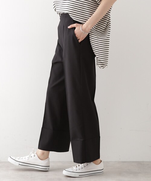 セール】麻混ワイドパンツ【洗える】（その他パンツ）｜THE SHOP