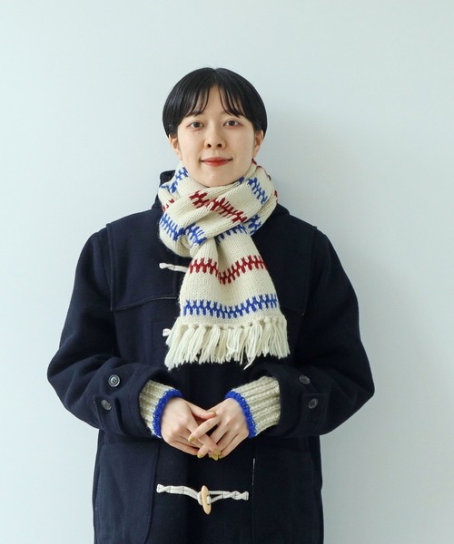 onedayapartment ワンアパ　モヘアマルチボーダーマフラー 美品】onedayapartmentjapan モヘアマルチボーダーマフラー - メルカリ