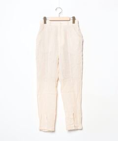 完売商品　IENA LA BOUCLE 麻シーチングイージーパンツ34 セール】IENA LA BOUCLE 麻シーチング イージースラックス