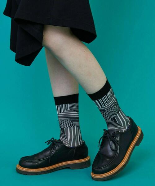 FRAPBOIS(フラボア)の「ストラソックス(ソックス/靴下・レディース・ブラウン/ブルー/ブラック・FREE)」の15枚目の写真