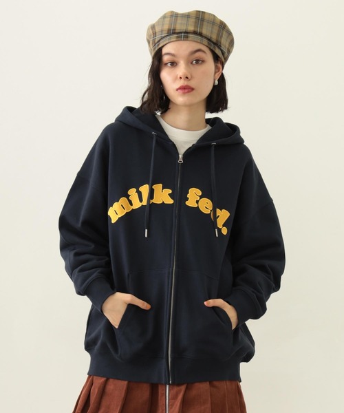 ARCH COOPER LOGO ZIP UP HOODIE（パーカー）｜MILKFED.（ミルク