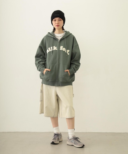 ARCH COOPER LOGO ZIP UP HOODIE（パーカー）｜MILKFED.（ミルク