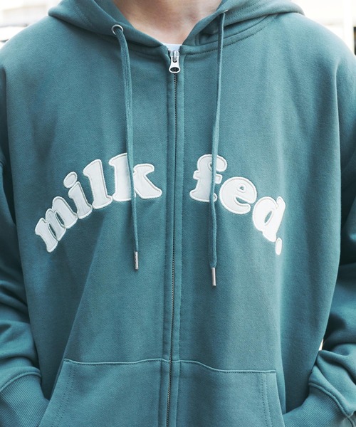 セール】ARCH COOPER LOGO ZIP UP HOODIE（パーカー）｜MILKFED
