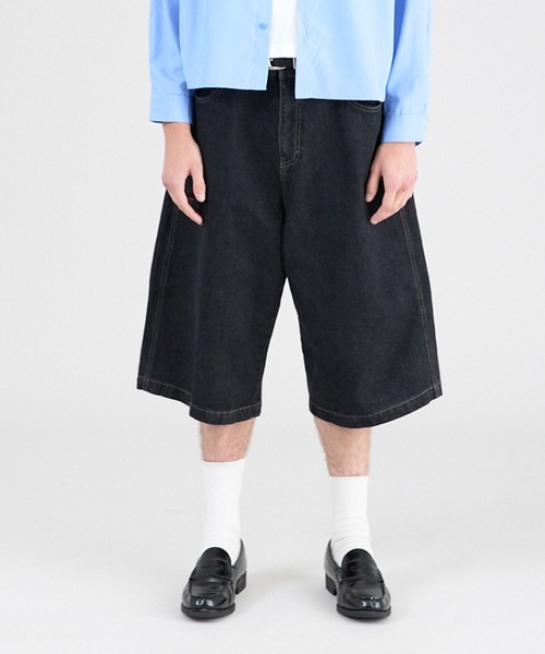 regenglanz デニムセットアップ バギースラブデニムデニム セール】wide baggy slub denim pants/ワイドバギースラブデニム