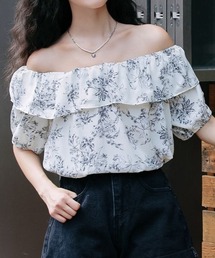 フリル ブラウス オフショルダー」に該当するファッション通販