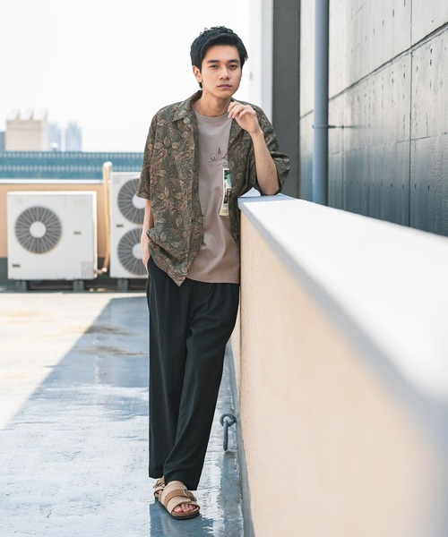 niko and...（ニコアンド）の「ペイズリープリントシャツ（シャツ/ブラウス・メンズ・ネイビー/カーキ・LARGE/MEDIUM）」の15枚目の写真