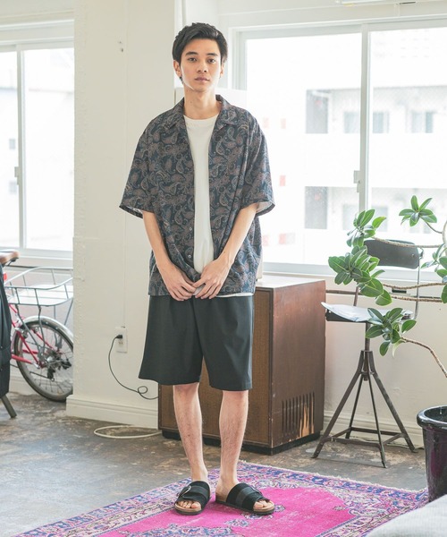 niko and...（ニコアンド）の「ペイズリープリントシャツ（シャツ/ブラウス・メンズ・ネイビー/カーキ・LARGE/MEDIUM）」の11枚目の写真