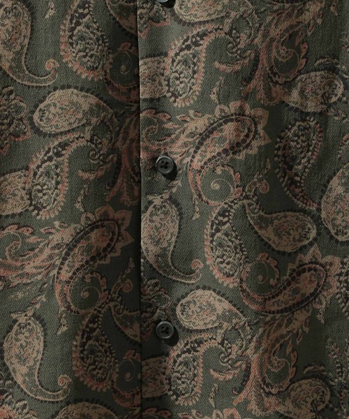 niko and...（ニコアンド）の「ペイズリープリントシャツ（シャツ/ブラウス・メンズ・ネイビー/カーキ・LARGE/MEDIUM）」の19枚目の写真