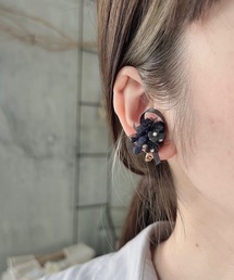 アジサイの花束イヤリング