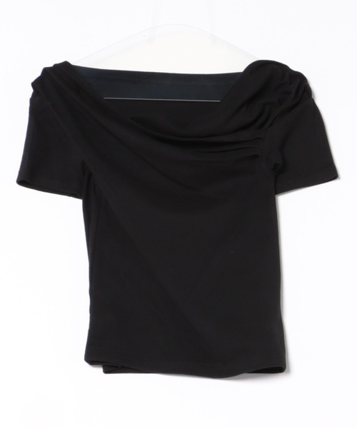 ANAP(アナップ)の「スムース 天竺 オフショル Tシャツ トップス(Tシャツ/カットソー・レディース・ブラック/ブラウン/ホワイト・FREE)」の14枚目の写真