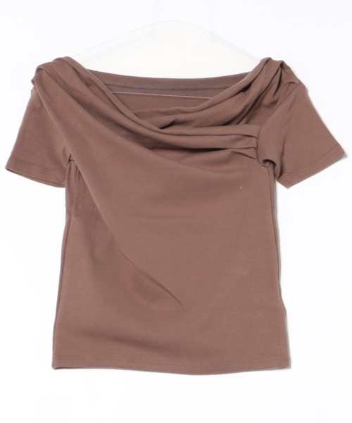 ANAP(アナップ)の「スムース 天竺 オフショル Tシャツ トップス(Tシャツ/カットソー・レディース・ブラック/ブラウン/ホワイト・FREE)」の15枚目の写真