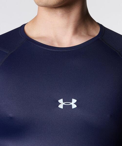 UNDER ARMOUR(アンダーアーマー)の「UAアイソチル コンプレッション ロングスリーブ クルーネック シャツ(ベースボール/メンズ)(Tシャツ/カットソー・メンズ・ネイビー・M/L/S/XL/3XL/2XL)」の12枚目の写真