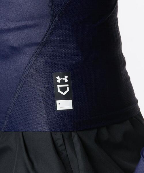 UNDER ARMOUR(アンダーアーマー)の「UAアイソチル コンプレッション ロングスリーブ クルーネック シャツ(ベースボール/メンズ)(Tシャツ/カットソー・メンズ・ネイビー・M/L/S/XL/3XL/2XL)」の13枚目の写真