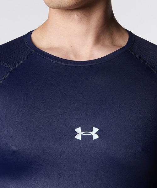 UNDER ARMOUR(アンダーアーマー)の「UAアイソチル コンプレッション ロングスリーブ クルーネック シャツ(ベースボール/メンズ)(Tシャツ/カットソー・メンズ・ネイビー・M/L/S/XL/3XL/2XL)」の5枚目の写真