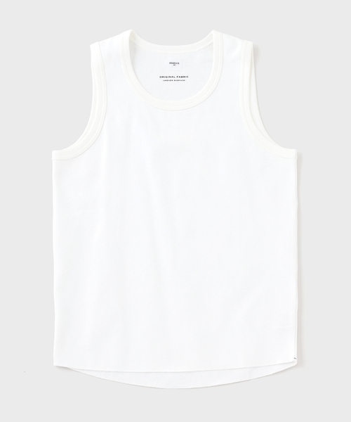 EDIFICE(エディフィス)の「スパン フライス タンクトップ(タンクトップ・メンズ・ブラック系その他/チャコールグレー/ホワイト・MEDIUM/LARGE)」の1枚目の写真